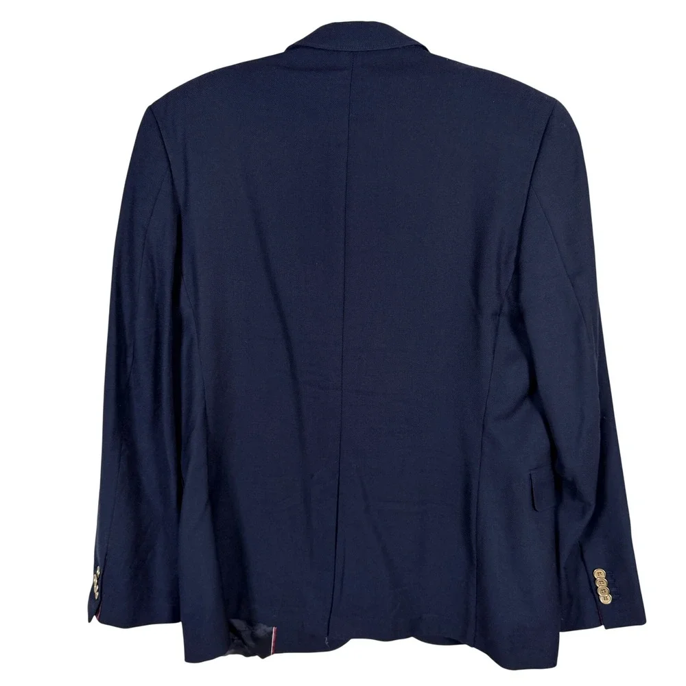 Bonobos Mens 42R Wool Cashmere Marzotto Italy Sport Coat Blazer Gold Buttons